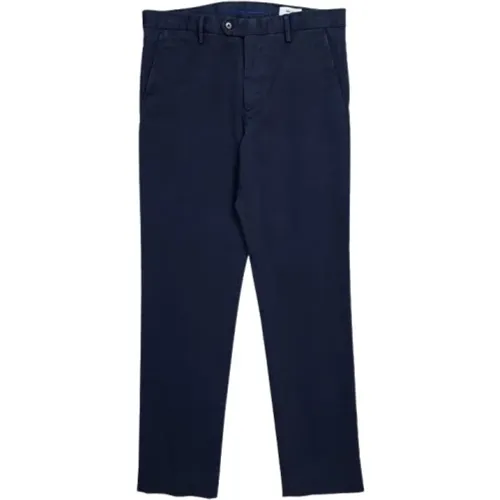 Straight Cut Cotton Pants , male, Sizes: W32 L32, W31 L32, W33 L32 - Nn07 - Modalova