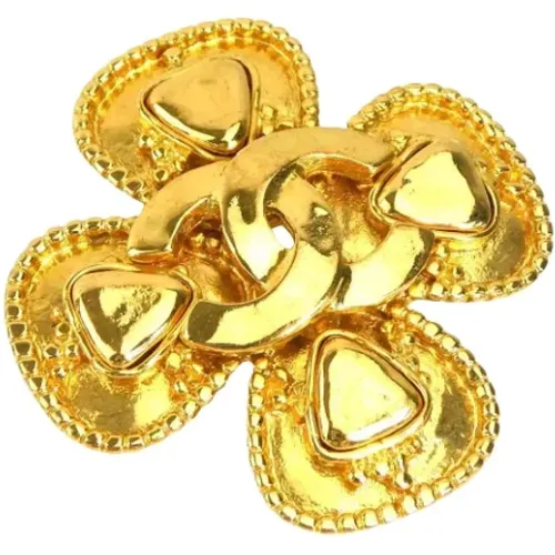 Pre-owned Metal brooches , female, Sizes: ONE SIZE - Chanel Vintage - Modalova