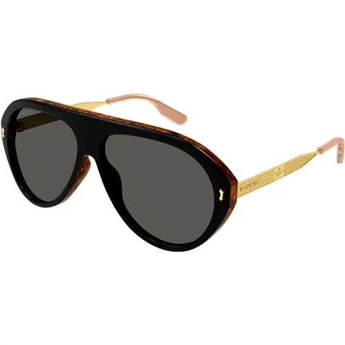 Schwarze Sonnenbrille für Frauen - Gucci - Modalova