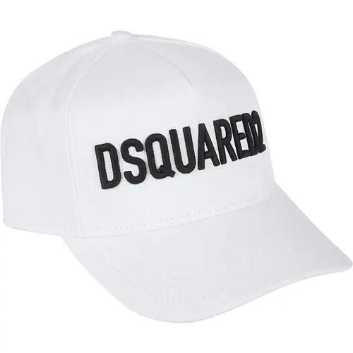 Gabardine Baseball Cap , male, Sizes: ONE SIZE - Dsquared2 - Modalova