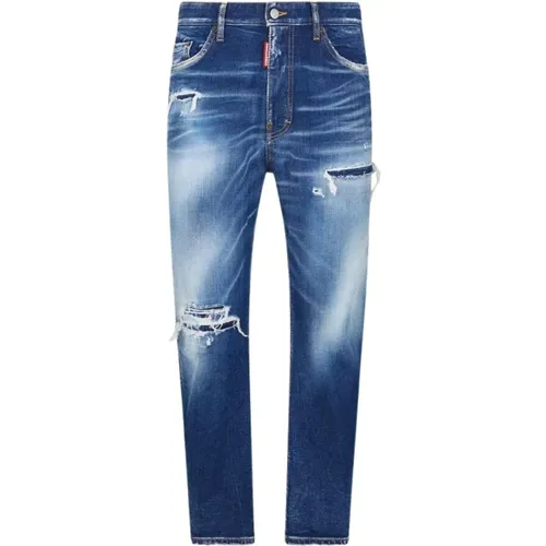 Stylische Denim Jeans für Männer , Herren, Größe: M - Dsquared2 - Modalova