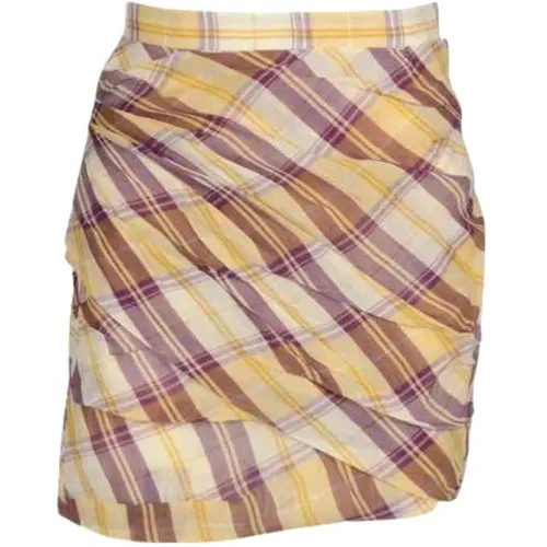 Birdy Draped Mini Skirt , female, Sizes: 2XS - Isabel Marant Étoile - Modalova