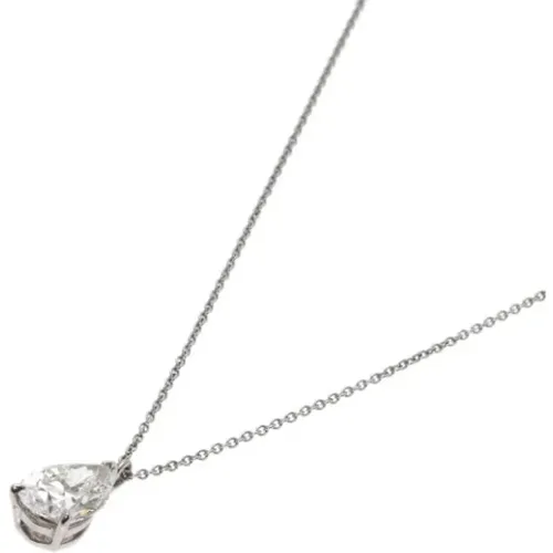 Pre-owned Platinum necklaces , female, Sizes: ONE SIZE - Tiffany & Co. Pre-owned - Modalova