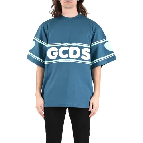 Logo Baumwoll T-shirt Gcds - Gcds - Modalova
