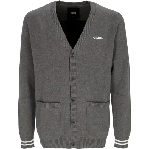 Charcoal Heather Cardigan Sweater , male, Sizes: L, XL - Vans - Modalova