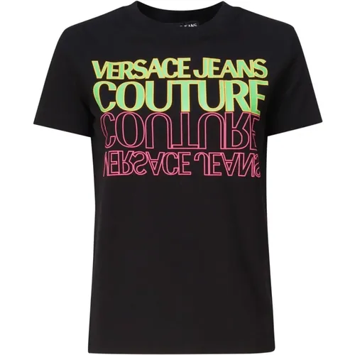 T-shirts and Polos , female, Sizes: S, XS, L - Versace Jeans Couture - Modalova