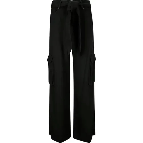 Cargo Trousers with Large Pockets , female, Sizes: W28, W26, W27 - 7 For All Mankind - Modalova