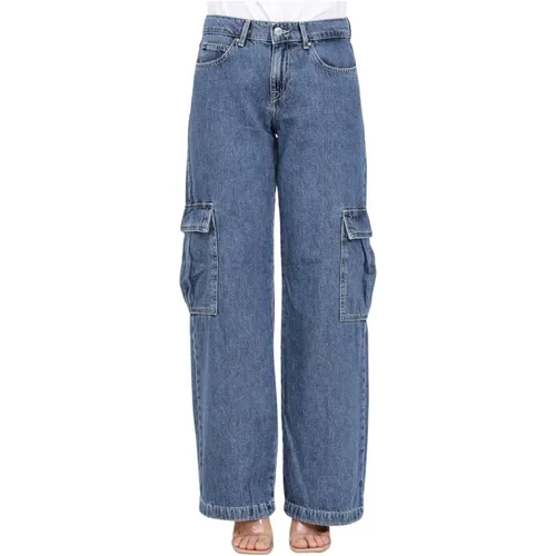 Cargo Style Ausgestellte Denim Jeans - Only - Modalova