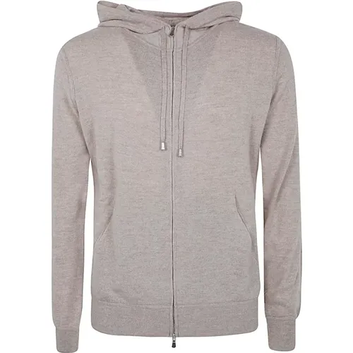 Kaschmirwolle Zip Hoodie , Herren, Größe: 3XL - Filippo De Laurentiis - Modalova