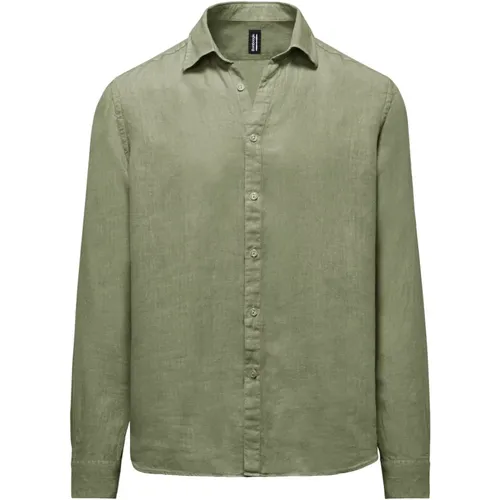 Linen Shirt Long-sleeved Summer Essential , male, Sizes: M, S - BomBoogie - Modalova