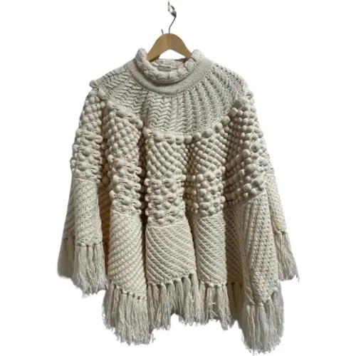 Pre-owned Wool tops , female, Sizes: XS - Saint Laurent Vintage - Modalova