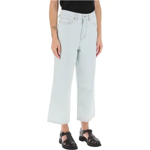Cropped Jeans , Damen, Größe: W29 - Kenzo - Modalova