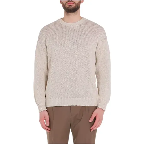 Pullover , male, Sizes: L - Roberto Collina - Modalova