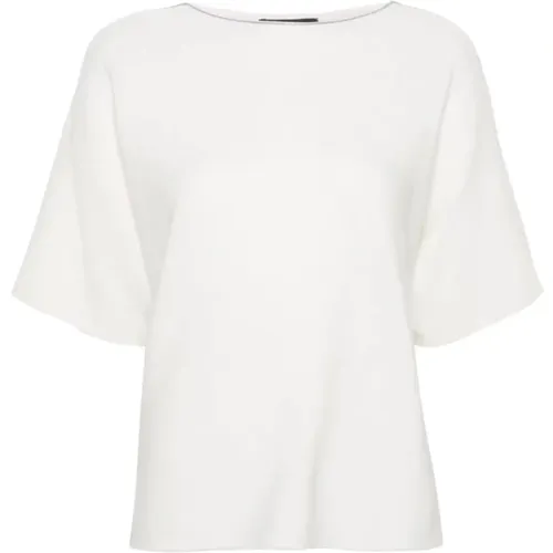 Weiße T-Shirts & Polos für Frauen , Damen, Größe: S - Fabiana Filippi - Modalova