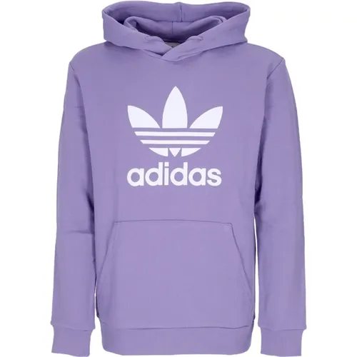 Klassischer Trefoil Hoodie Leichter Sweatshirt , Herren, Größe: XS - Adidas - Modalova