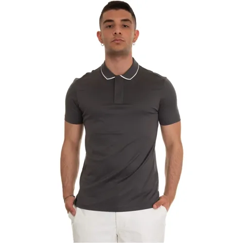 Kurzarm Polo Shirt , Herren, Größe: L - Emporio Armani - Modalova
