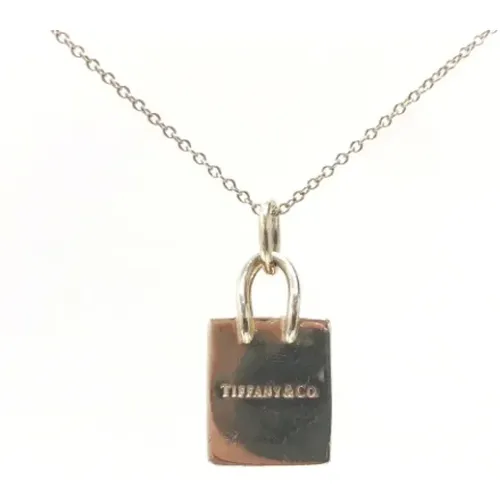 Pre-owned Silver necklaces , female, Sizes: ONE SIZE - Tiffany & Co. Pre-owned - Modalova