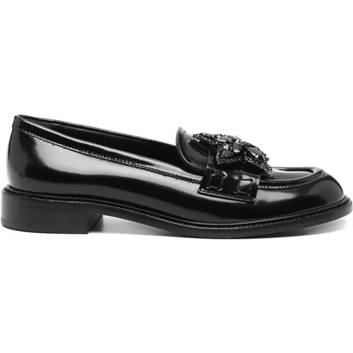 Olivia Star Patentleder Loafers , Damen, Größe: 37 1/2 EU - AGL - Modalova