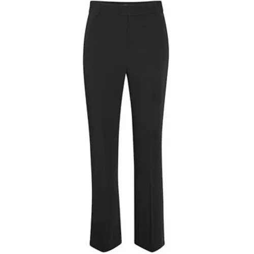 Schwarze Bootcut Hose - Stilvoll und Bequem , Damen, Größe: S - InWear - Modalova