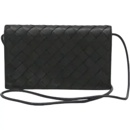 Pre-owned Leather wallets , female, Sizes: ONE SIZE - Bottega Veneta Vintage - Modalova