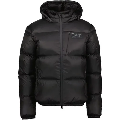 Daunenjacke , Herren, Größe: L - Emporio Armani EA7 - Modalova