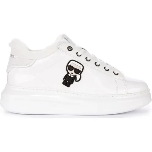 Patent Shine Lo Trainers , female, Sizes: 6 UK, 8 UK, 3 UK - Karl Lagerfeld - Modalova