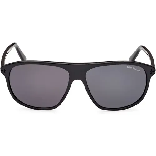 Schwarze Sonnenbrille Damenaccessoires Ss24 , Damen, Größe: 60 MM - Tom Ford - Modalova