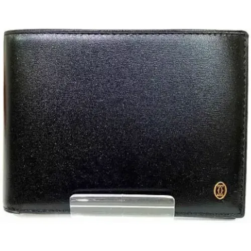 Pre-owned Leather wallets , male, Sizes: ONE SIZE - Cartier Vintage - Modalova