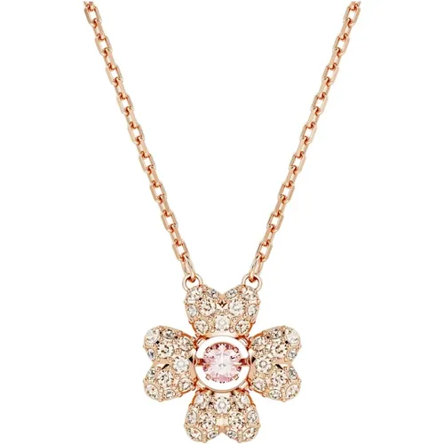 Nature-inspired Rose Gold Pendant , female, Sizes: ONE SIZE - Swarovski - Modalova