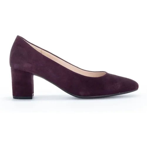 Bordeaux Leder Pumps , Damen, Größe: 38 EU - Gabor - Modalova