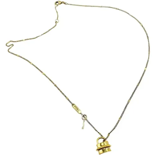 Pre-owned Metal necklaces , female, Sizes: ONE SIZE - Chloé Pre-owned - Modalova