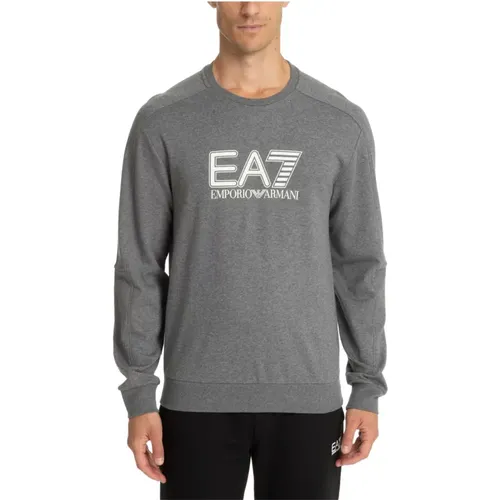 Gemustertes Sweatshirt - Emporio Armani EA7 - Modalova