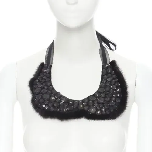 Pre-owned Fur necklaces , female, Sizes: ONE SIZE - Fendi Vintage - Modalova