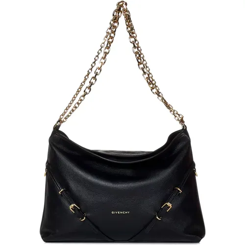 Schwarze Voyou Chain Schultertasche - Givenchy - Modalova