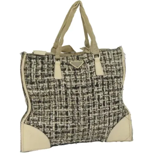 Pre-owned Wool totes , female, Sizes: ONE SIZE - Prada Vintage - Modalova