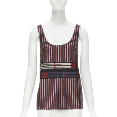 Pre-owned Fabric tops , female, Sizes: 3XL - Hermès Vintage - Modalova