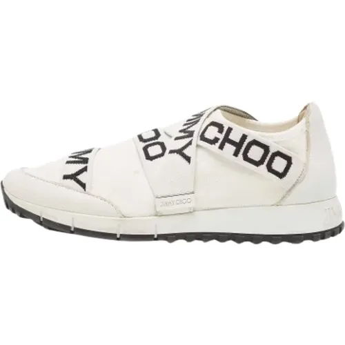 Pre-owned Leather sneakers , female, Sizes: 4 UK - Jimmy Choo Pre-owned - Modalova
