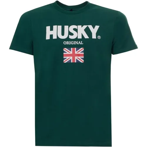 T-Shirts , Herren, Größe: S - Husky Original - Modalova