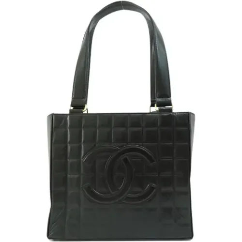 Gebrauchte Schwarze Leder Chanel Schokoladenriegel - Chanel Vintage - Modalova