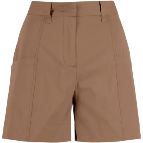 Cotton Khaki Shorts , female, Sizes: M, S, L - BomBoogie - Modalova