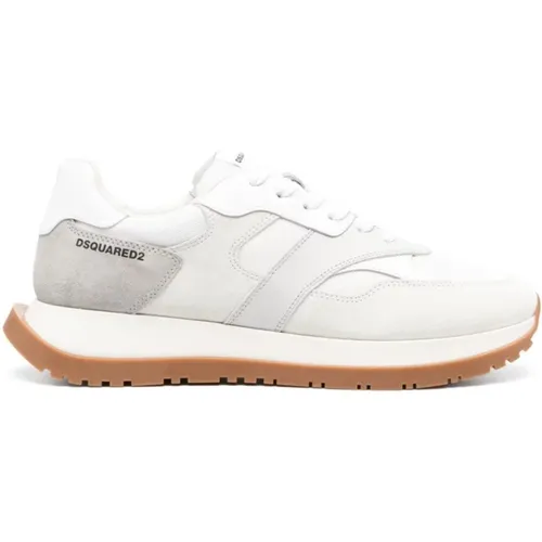 Polyester Casual Sneakers for Men , male, Sizes: 7 UK, 12 UK, 9 UK, 10 UK, 11 UK - Dsquared2 - Modalova