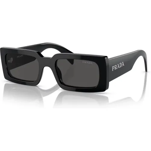 Sunglasses,Weiß/Dunkelgrau Sonnenbrille A07S,Sonnenbrille - Prada - Modalova