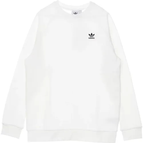 Leichtes Crewneck Sweatshirt Weiß/Schwarz - Adidas - Modalova