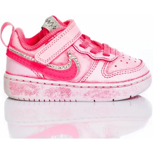 Handgefertigte Rosa Sneakers für Junioren - Nike - Modalova