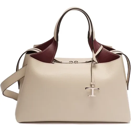 Elevate Your Style with Medium Leather Bag , female, Sizes: ONE SIZE - TOD'S - Modalova