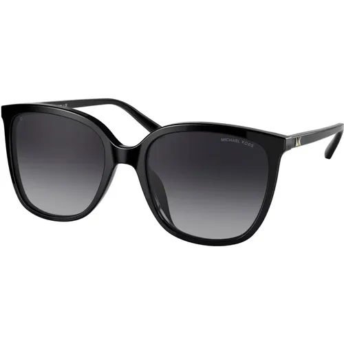 Anaheim Sonnenbrille Schwarz/Grau Getönt , Damen, Größe: 57 MM - Michael Kors - Modalova