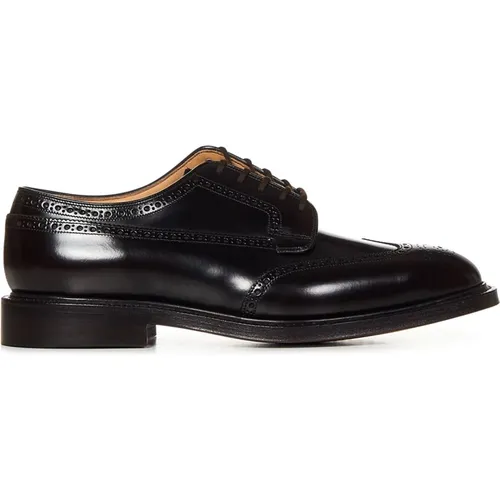 Brogue Lace-Up Derby Shoes , male, Sizes: 6 1/2 UK, 10 UK, 9 UK, 9 1/2 UK - Church's - Modalova