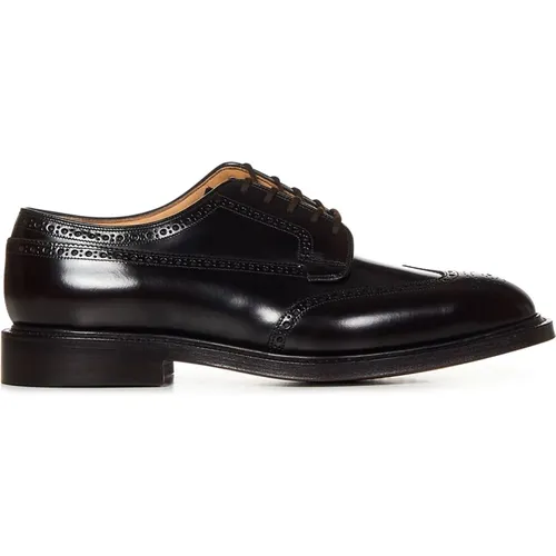 Brogue Lace-Up Derby Shoes , male, Sizes: 6 1/2 UK, 10 UK, 9 UK, 9 1/2 UK, 6 UK - Church's - Modalova