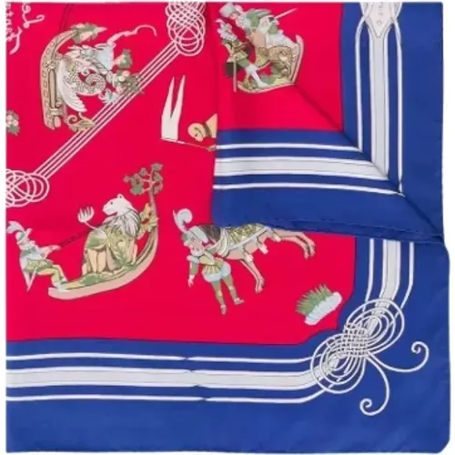 Pre-owned Silk scarves , female, Sizes: ONE SIZE - Hermès Vintage - Modalova