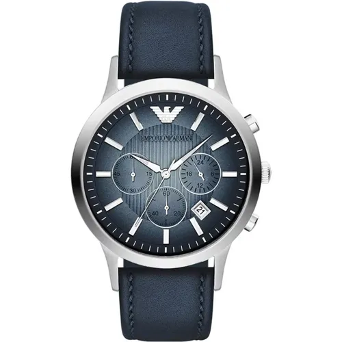 Stunning Ar2473 Quartz Watch - Dial, Leather Strap , unisex, Sizes: ONE SIZE - Emporio Armani - Modalova